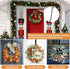 PECULA 2 Pack 14” Wreath Hangers for Front Door, Metal Wreath Door Hanger 40lb Load-bearing for Decorations