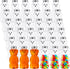 Mifoci 36 Pcs 8 oz Plastic Honey Bear Cups Clear Honey Container