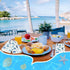 200 2 Summer Geyoga Pcs Guest Napkins Ply Disposable Decorative Guest Towel Napkins Nautical Coastal Paper Hand Towels