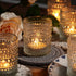 48 Packs Votive Candle Holders, Clear Tea Lights Candle Holders Bulk Tealight Candle Holder for Table Glass Holder