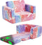 inhand Toddler Chair Comfy,2-in-1 Soft Toddler Couch Fold Out for Kids,Convertible Sofa