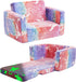 inhand Toddler Chair Comfy,2-in-1 Soft Toddler Couch Fold Out for Kids,Convertible Sofa