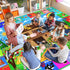 DINSUMRUG 5939.4 Tummy ABC Kids Rug for Playroom in Noah's Ark Animals Rug Baby Play Mat Alphabet Mat Shape Color