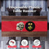 6 Pack 14 108 Inch. Red Premium Disposable Plastic Table Runner x Table Runner for Dinner Parties & Events by