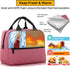 HOMESPON Insulated Lunch Bag for Women Men, Cooler Lunch Tote for Work Picnic (Rose)
