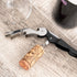 HYZ 2-Pack Wine Opener Waiter Corkscrew, Professional Wine Key with Foil Cutter, Manual Double Hinged (Black)
