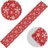 Winter Snowflake Red Table Runner, 70 Inches Christmas Snowflakes for Dining Table Kitchen Holiday Decor