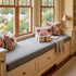 ROFIELTY Custom Bench Cushion for Indoor/Outdoor Furniture, Custom Sizes Waterproof Non-Slip High Density Foam Window