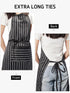 Syntus 2 Pack Adjustable Bib Apron, Waterdrop Resistant Cooking Kitchen Aprons for Men and Women