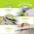 2023 Updated Herb Scissors Set - 5 Blades and Cover for Cutting Lettuce, Cilantro, Green Onion, and Paper