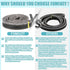 Dryer Drum Felt Gasket Seal Repair Replacement Kit, Compatible with Samsung DV42H5200EP/A3 & More, Replace DC97-07618A