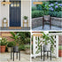 9 15 Inch 160 LB Adjustable Metal Plant Stand Indoor, Mid Century Modern Outdoor Planter Holder for to Pots, Heavy Duty