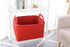 Storage Basket Felt Storage Bin, Collapsible Organizer with Carry Handles for Office, Bedroom, Nursery