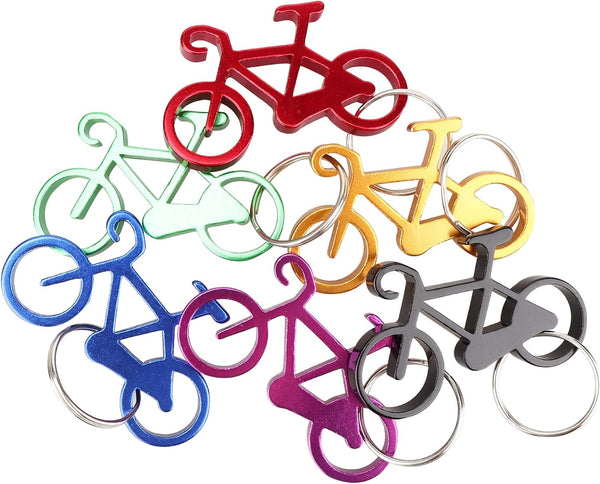 SWATOM Bicycle Bottle Opener with Keychain, 6PCS Accessories