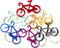 SWATOM Bicycle Bottle Opener with Keychain, 6PCS Accessories