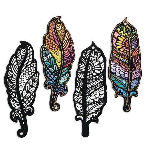 S&S Worldwide-PS1417 Velvet Art Everyday Ornaments, Pack of 24