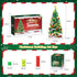 Advent Calendar 2024 - Christmas Tree Building Toy Set with LED Light, 1102 Pieces