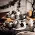 Valery Madelyn 30ct Halloween Ornaments Set, Black and White Shatterproof Christmas Ball Decorations, 2.36 Inch for