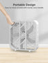 PELONIS 3-Speed Box Fan, Full-Force Circulation, Air Conditioner, White