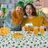 60 102 Inch, 100% 150 LUSHVIDA St.Patrick's Day Rectangle Table Cloth, x Shamrock Patterned Irish Clover Washable