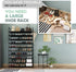 KIKIONLIFE 10 Tiers Shoe Rack Tower Storage Organizer Cabinet Black