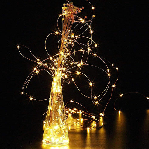 Joomer 4 Pack 16FT 50 LED Fairy Lights Battery Operated, Each LED Cuttable Starry Lights with Timer for Bedroom