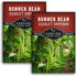 Survival Garden Seeds Scarlet Emperor Runner Bean Seeds for Planting - 2