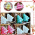 Christmas Silicone Molds, Red Green Xmas Tree Candy Chocolate Mould, Non-Stick Baking Mold, 2Pcs