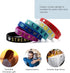 Inkstone Christian Inspirational Bible Silicone Rubber Wristbands, 12 Pack Motivational Bracelets for Men & Women