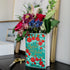 Steel Mill & Co Original Large Book-Shaped Decorative Vase, Ceramic Vases for Home Decor, Romantic Bookshelf Decor