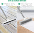SetSail 51-Inch 2 1 Floor Scrub Brush with Long Adjustable Handle in Scrape Brush Stiff Bristle Floor Scrubber