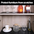 15-in 15" 196" Wide Thick Shelf Liner: Easy Cutting Black Waterproof Pantry Shelves Liner - Multi-Size W x L Small