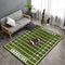 Sports Area Rug Retro American Football Field 24x36 Inch, Non-Slip Doormat for Living Room, Dining, Bedroom Decor