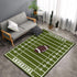 Sports Area Rug Retro American Football Field 24x36 Inch, Non-Slip Doormat for Living Room, Dining, Bedroom Decor