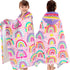 VOOVA & MOVAS Hooded Towels for Kid 3-8Years, 30''X50, Soft | Thick