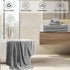 12 Set Set Hotel-4 4 4 Jarson Pieces Bath Towel Soft, Dark Grey - Quick Dry Family Towels for Bath, Highly Absorbent