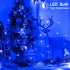 YAOZHOU 2 Pack 33FT 100 Christmas Decorations Blue Fairy String Lights, Battery Operated with Timer, Total Led Mini