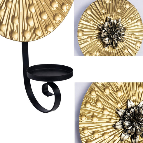 Set 2 1 1 Aimto Wall Sconce Candle Holder Metal Hanging Wall Decorations for Home,Living Room, Bathroom, Dining Room