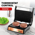 OVENTE Electric Panini Press Sandwich Maker, Non-Stick Coated Plates, 1000W Indoor Grill, Copper GP0620CO