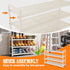 DIDSIS 3-Tier 200 lbs Closet, Heavy Duty Metal Shoe Rack, Load Capacity Shoe Organizer with Reinforced Steel Tubes