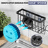 Face,4-in-1 1 MURLONG Sponge Holder for Kitchen Sink,Sink Caddy Smiley Sponge Holder with Suction Cups & PCS Adhesive
