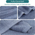 13x13 inch Reusable Makeup Remover Towels, Super Soft and Gentle Face Towels on Sensitive Skin, Extra Large Wash Cloths