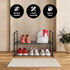 17x26.5 2 Closets, Americanflat Shoe Organizer - Tier Shoe Rack Storage Shelf with Sturdy Steel Frame - Ideal