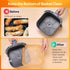 100 PCS Disposable Air Fryer Liners - Parchment Paper Sheets for Air Fryer Basket, Round Baking Accessories