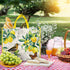 NymphFable 5-Pack Washable Reusable Grocery Bags with Fun Designs