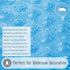Yimobra Non Slip Bathtub Mat - 40 x 16 Inch, Extra Long Shower Mat with Drain Holes, Clear Blue