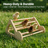 2-Pack, Set Chicken Perch Heavy Duty Roosting Bars for Chickens in Coop, Large & Small Combo for Different Breeds