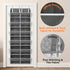 6 12 80 lbs Over the Door Organizer Tiers, Extra Large Behind Door Storage of Compartments, Weight Capacity Hanging