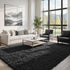 5x8 Area Rugs for Living Room: Soft Fluffy Shag Black Rugs for Bedroom, Non Slip Large Fuzzy Plush Rug Indoor Floor