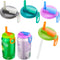 ORIGINAL CREATOR - DIPESI 4-pack 4 Color Soda Can Lids with straw,